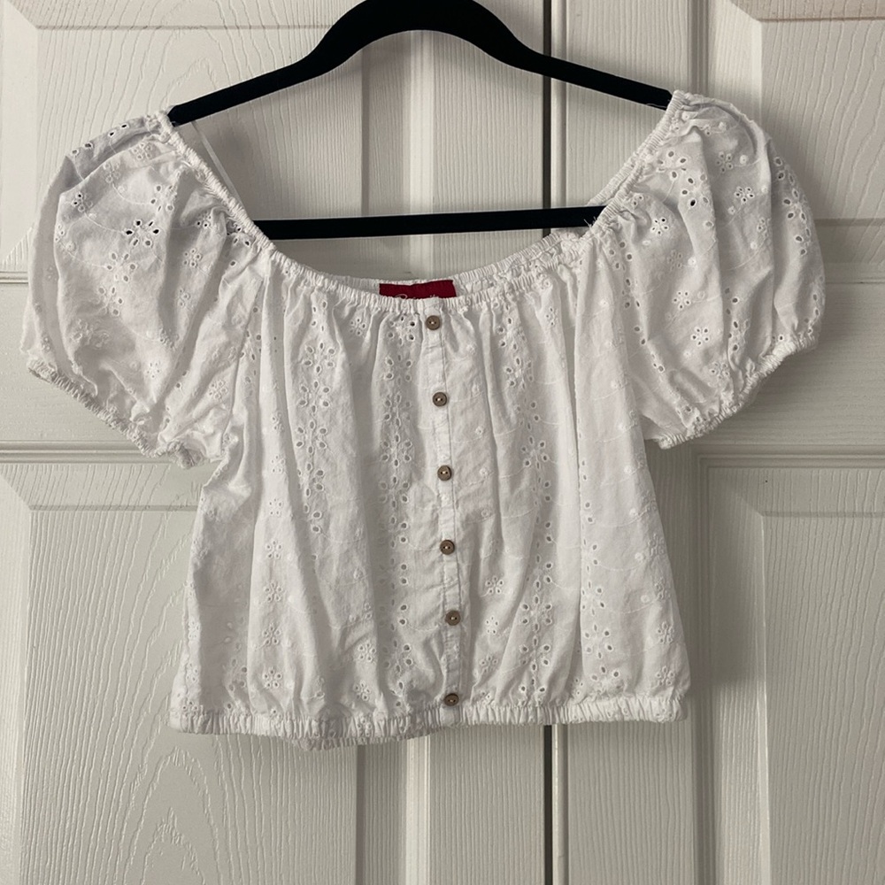 Crop Top Eyelet